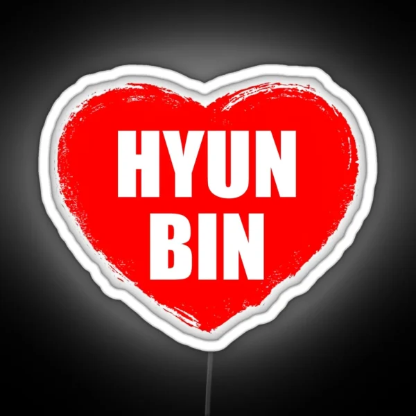 Hyun Bin RGB Neon Sign