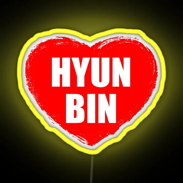 Hyun Bin RGB Neon Sign