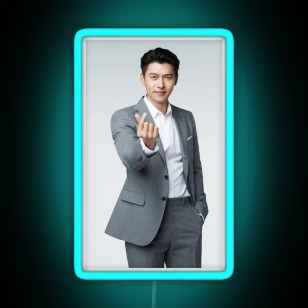 Hyun Bin RGB Neon Sign