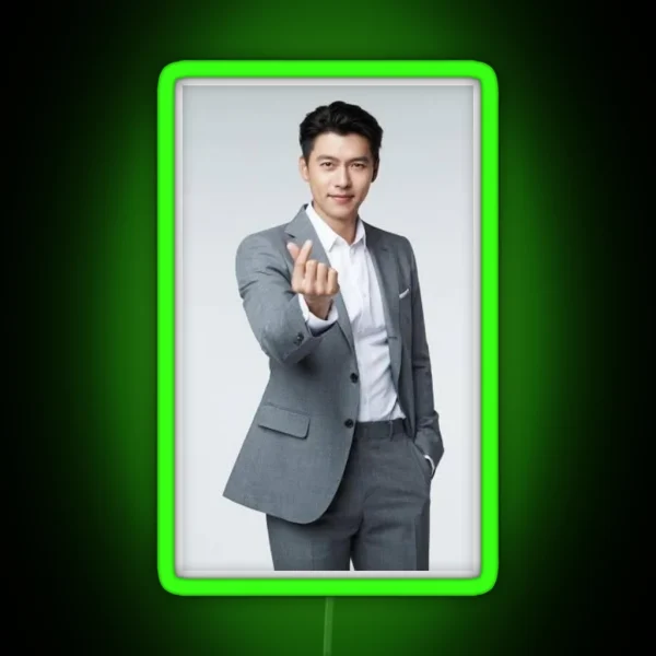 Hyun Bin RGB Neon Sign