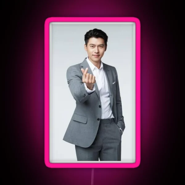 Hyun Bin RGB Neon Sign