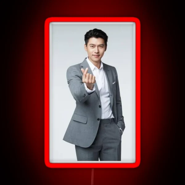 Hyun Bin RGB Neon Sign