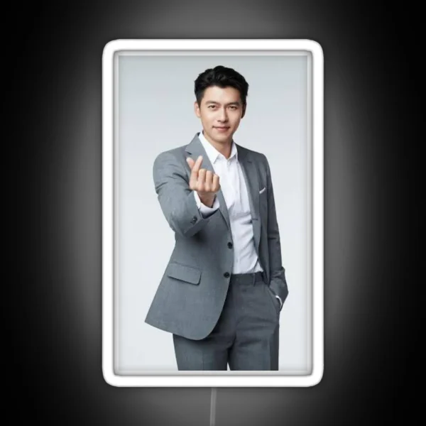Hyun Bin RGB Neon Sign