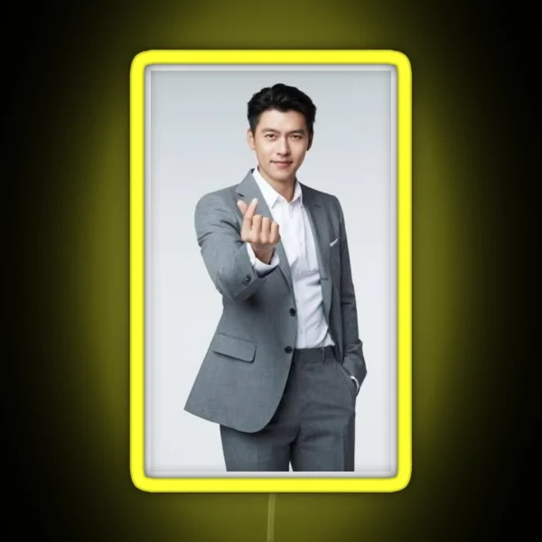 Hyun Bin RGB Neon Sign