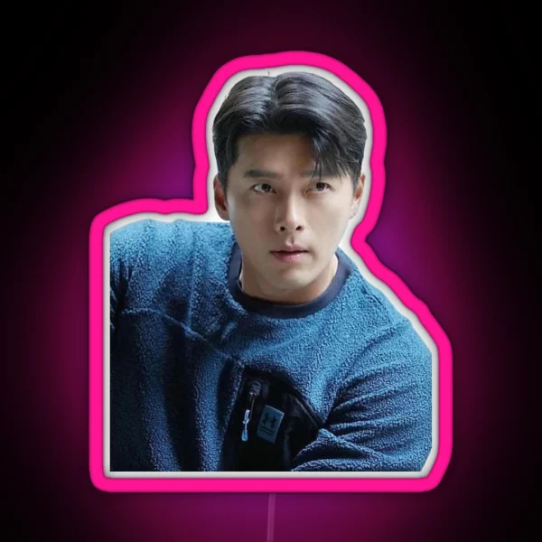 Hyun Bin RGB Neon Sign