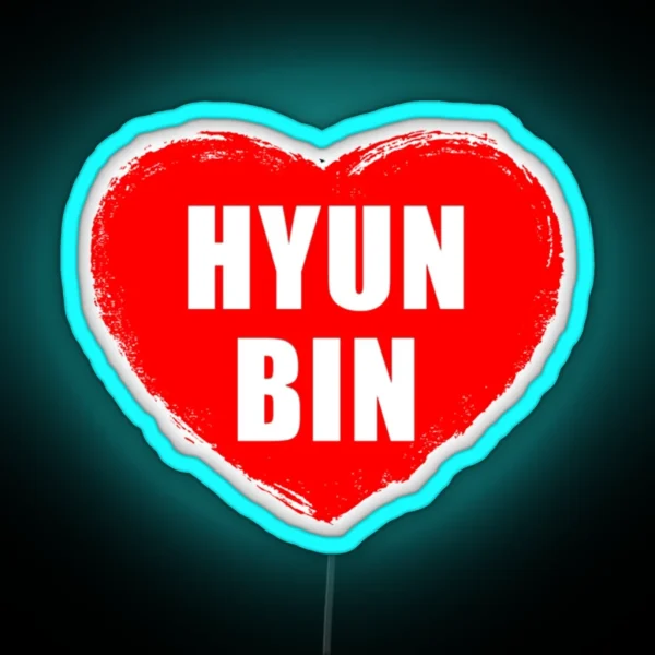 Hyun Bin RGB Neon Sign
