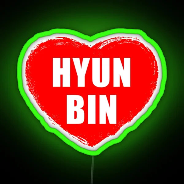 Hyun Bin RGB Neon Sign