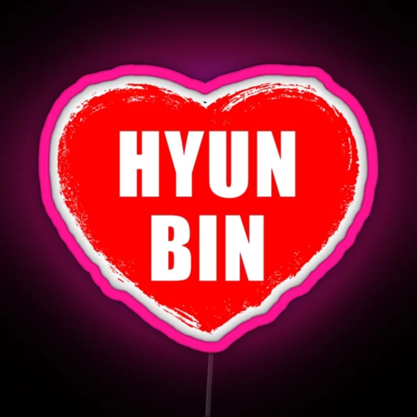 Hyun Bin RGB Neon Sign