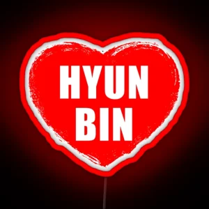 Hyun Bin RGB Neon Sign