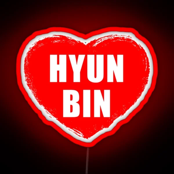 Hyun Bin RGB Neon Sign