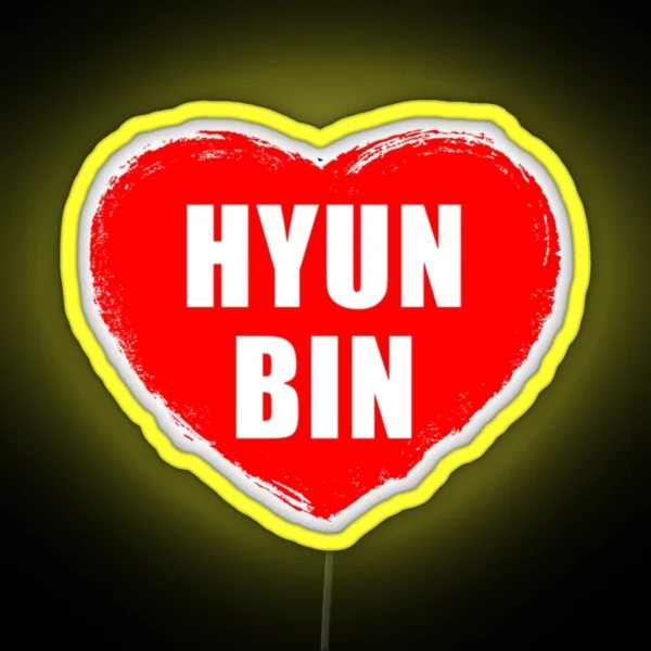 Hyun Bin RGB Neon Sign