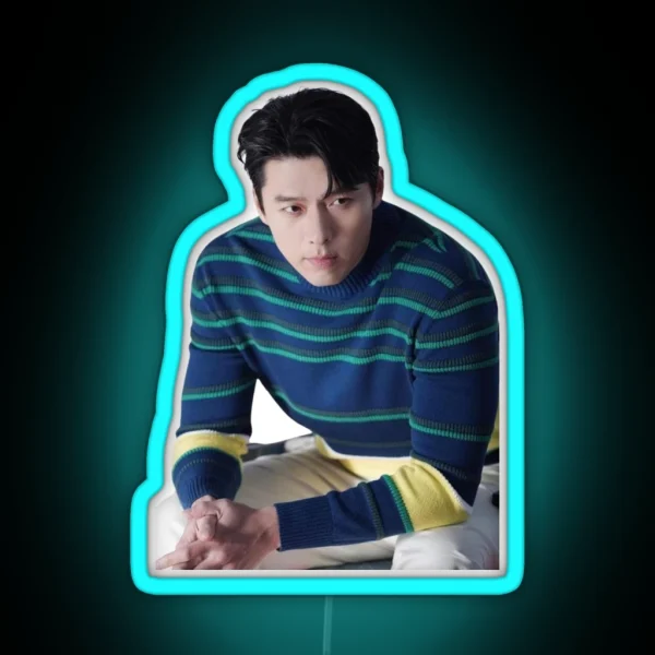 Hyun Bin V28 RGB Neon Sign