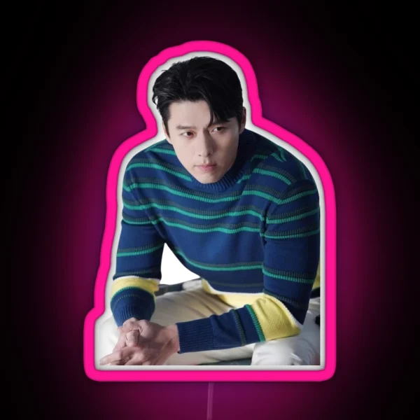 Hyun Bin V28 RGB Neon Sign