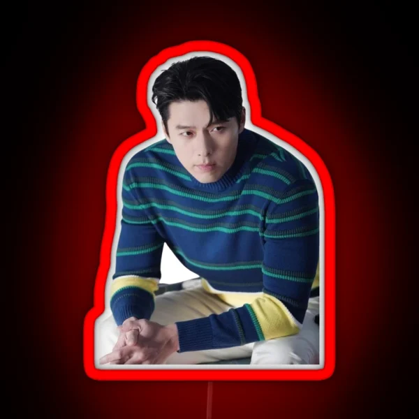 Hyun Bin V28 RGB Neon Sign