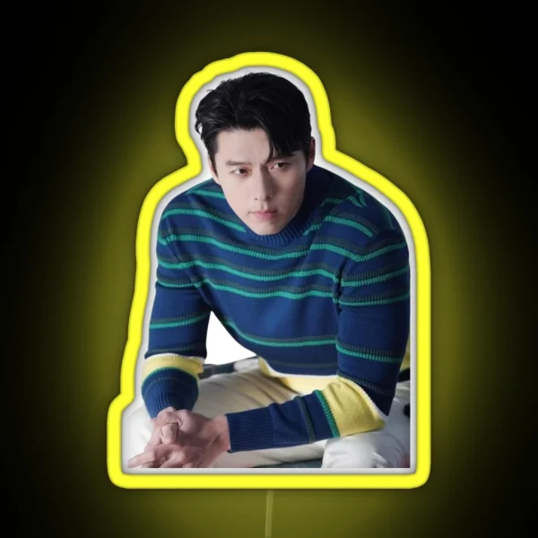 Hyun Bin V28 RGB Neon Sign