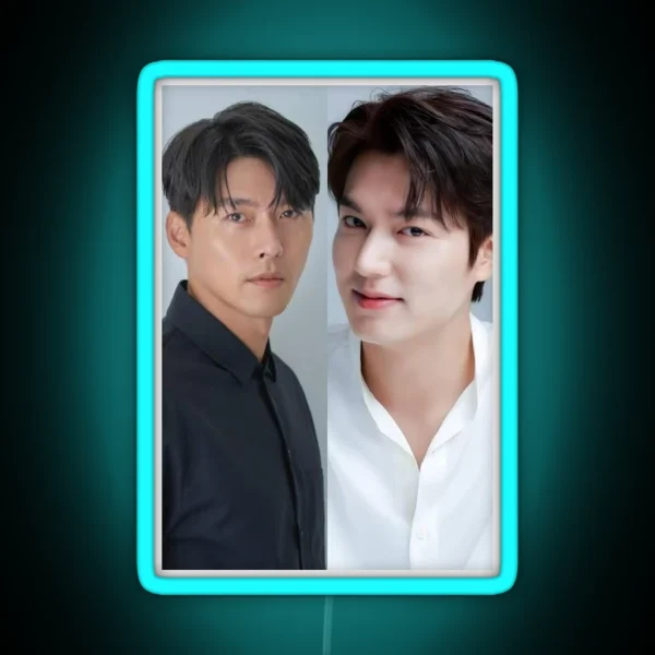 Hyun Bin X Lee Min Ho RGB Neon Sign