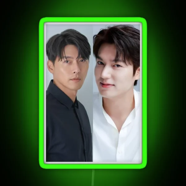 Hyun Bin X Lee Min Ho RGB Neon Sign
