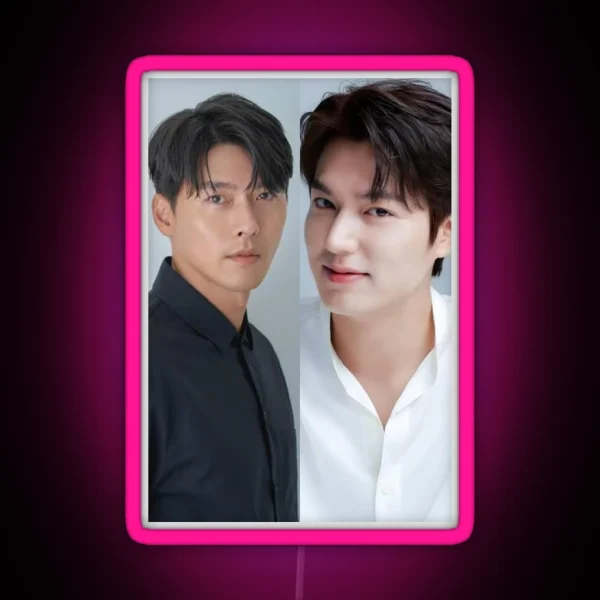 Hyun Bin X Lee Min Ho RGB Neon Sign