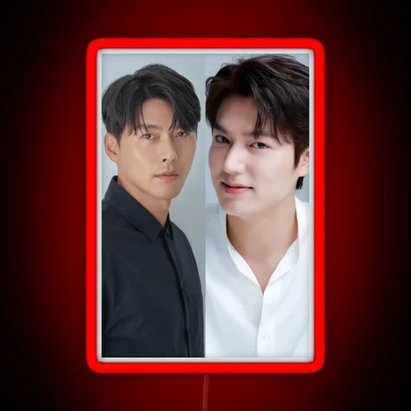 Hyun Bin X Lee Min Ho RGB Neon Sign