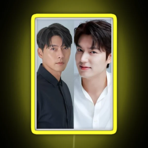 Hyun Bin X Lee Min Ho RGB Neon Sign
