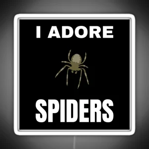 I Adore Spiders RGB Neon Sign