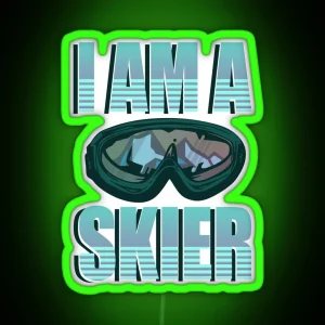 I Am A Skier RGB Neon Sign