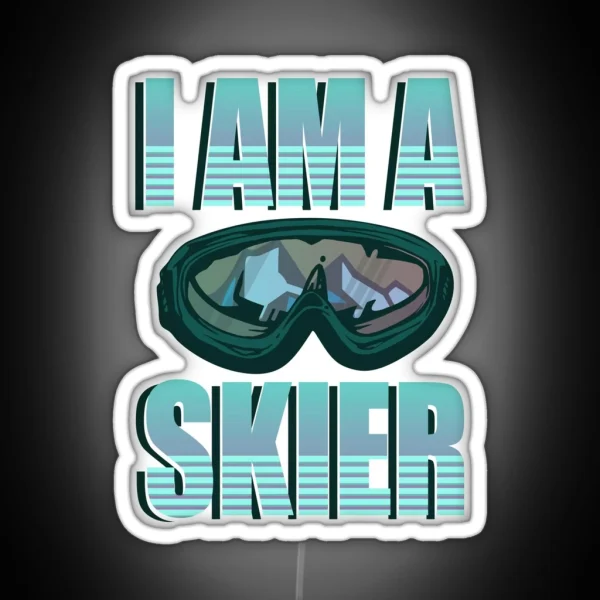 I Am A Skier RGB Neon Sign
