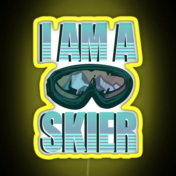 I Am A Skier RGB Neon Sign