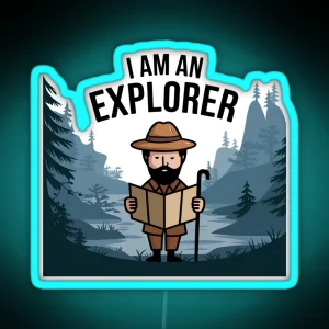 I Am An Explorer RGB Neon Sign