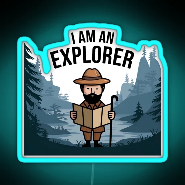 I Am An Explorer RGB Neon Sign