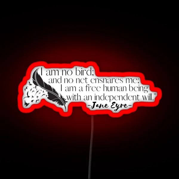 I Am No Bird RGB Neon Sign