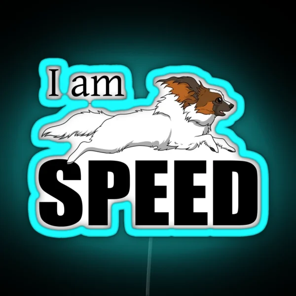I Am SPEED Papillon RGB Neon Sign