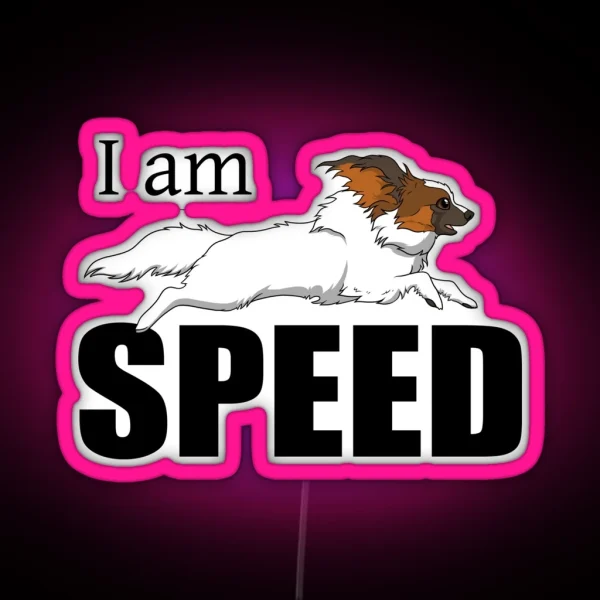 I Am SPEED Papillon RGB Neon Sign