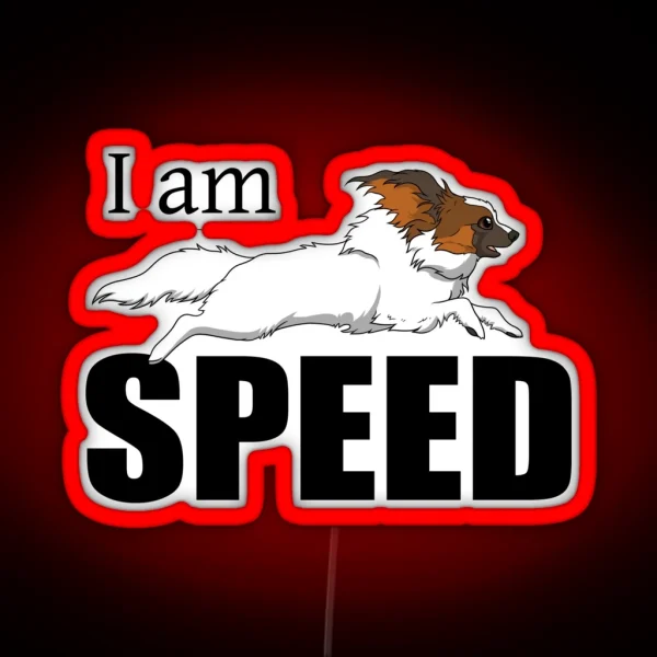 I Am SPEED Papillon RGB Neon Sign