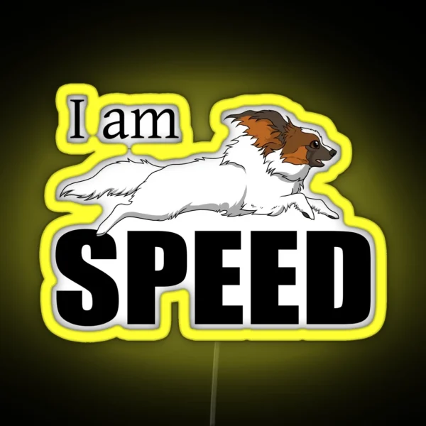 I Am SPEED Papillon RGB Neon Sign