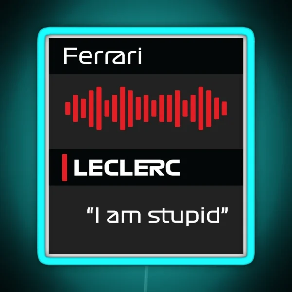 I Am Stupid Radio Message RGB Neon Sign