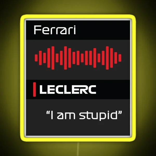 I Am Stupid Radio Message RGB Neon Sign