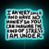 I Am Very Small And Have No Money RGB Neon Sign - Image 3