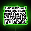 I Am Very Small And Have No Money RGB Neon Sign - Image 4