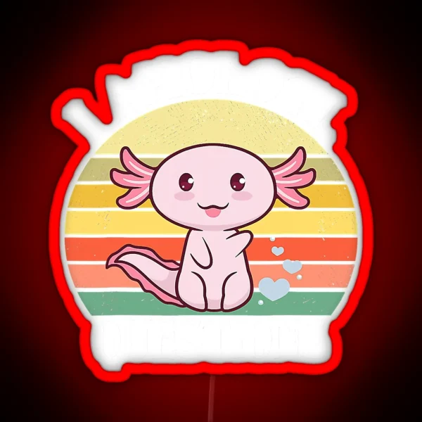 I Axolotl Questions Funny Axolotl Costume For Axolotl RGB Neon Sign