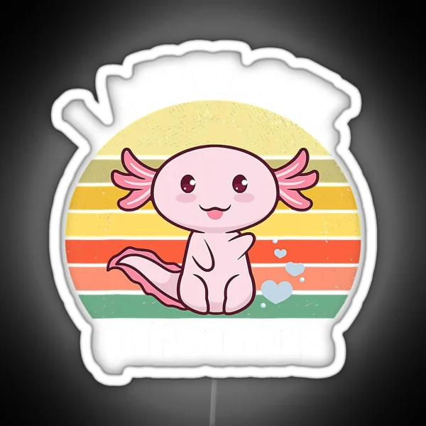 I Axolotl Questions Funny Axolotl Costume For Axolotl RGB Neon Sign