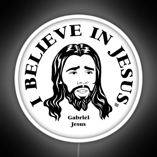 I Believe In Gabriel Jesus RGB Neon Sign