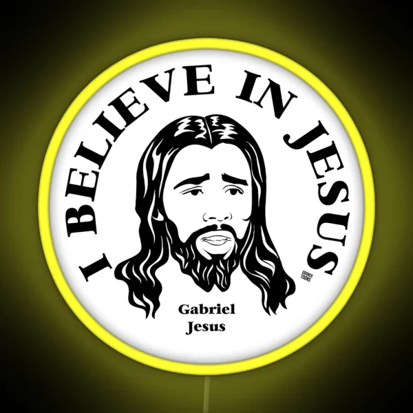 I Believe In Gabriel Jesus RGB Neon Sign