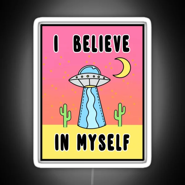 I Believe In Myself The Peach Fuzz RGB Neon Sign