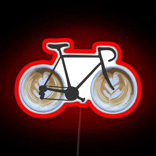 I Bike A Latte RGB Neon Sign
