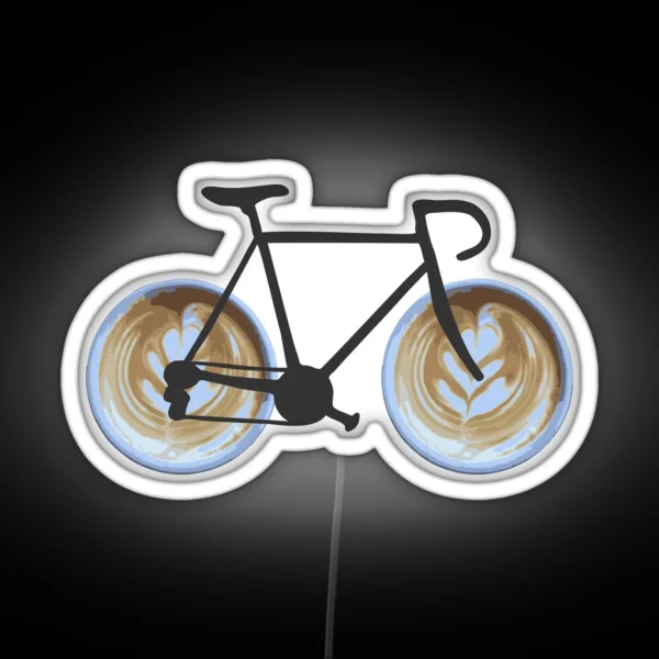 I Bike A Latte RGB Neon Sign