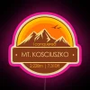 I Conquered Mount Kosciuszko Hiker S Collectable RGB Neon Sign - Image 6