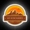 I Conquered Mount Kosciuszko Hiker S Collectable RGB Neon Sign - Image 4