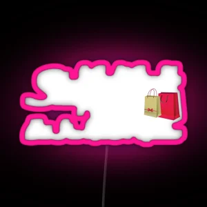 I Could Would Give Up Shopping But I M Not A Quitter Led RGB Neon Sign