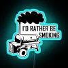 I D Rather Be Smoking Smoker Grill RGB Neon Sign - Image 3